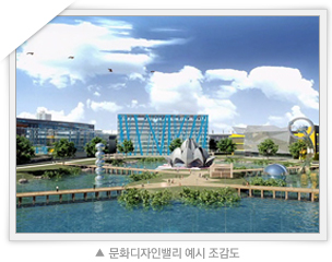 문화디자인밸리 예시 조감도